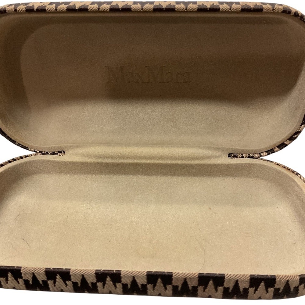 Maxmara Classic Patterned Hard Protective Eyeglas… - image 7